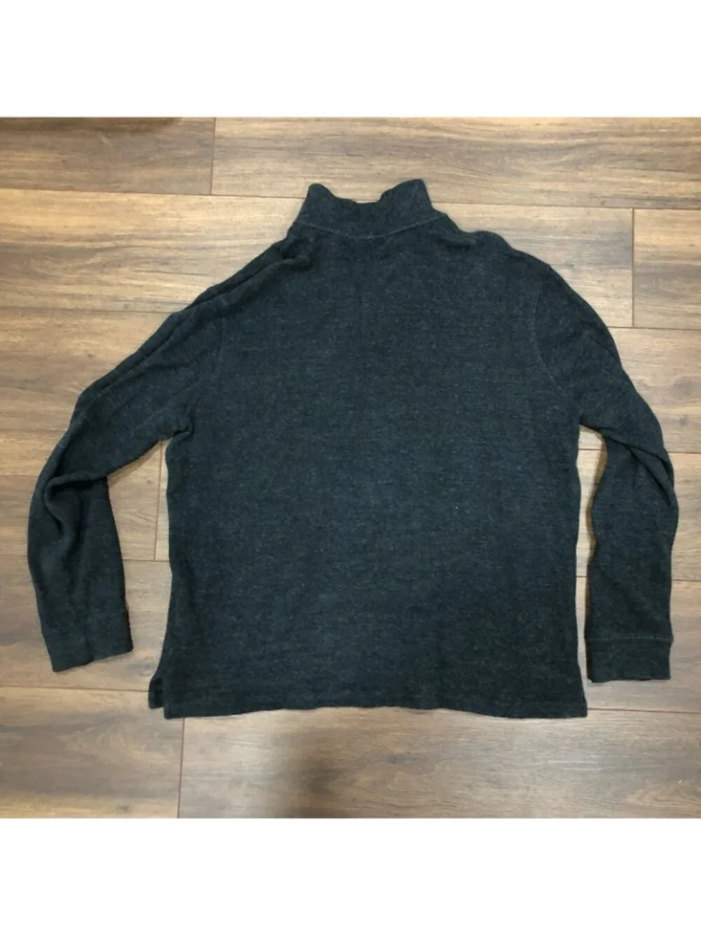 Polo Ralph Lauren Mens Sz XL Quarter Zip Sweater Gray Cotton Mock Neck LOT OF 2